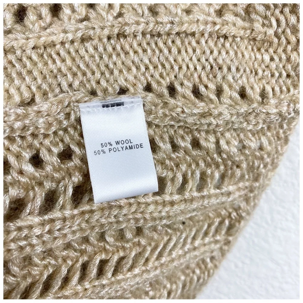 St.‎ John Chunky Knit Crochet Cardigan Size Small
